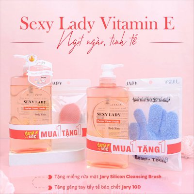 Sữa Tắm Nước Hoa Sexy Lady 700ml – Vitamin E (KM)